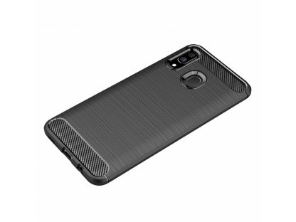 Carbon Case elastické pouzdro Samsung Galaxy A30 černé