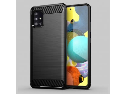 Carbon Case elastické pouzdro Samsung Galaxy A51 5G modré