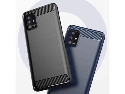 Carbon Case elastické pouzdro Samsung Galaxy A71 5G černé