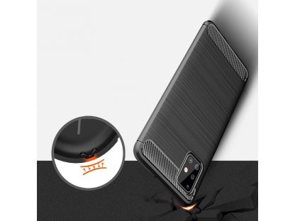 Carbon Case elastické pouzdro Samsung Galaxy A71 modré