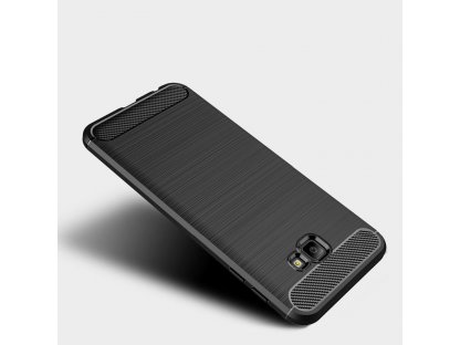 Carbon Case elastické pouzdro Samsung Galaxy J4 Plus 2018 J415 černé