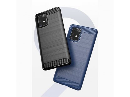 Carbon Case elastické pouzdro Samsung Galaxy S10 Lite modré