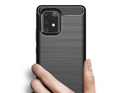 Carbon Case elastické pouzdro Samsung Galaxy S10 Lite modré