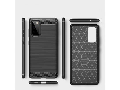 Carbon Case elastické pouzdro Samsung Galaxy S20 FE černé