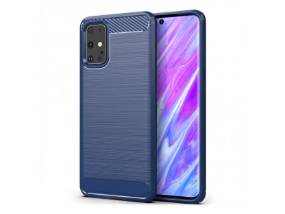 Carbon Case elastické pouzdro Samsung Galaxy S20 Plus modré