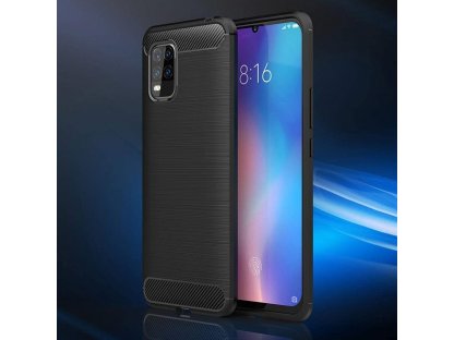 Carbon Case elastické pouzdro Xiaomi Mi 10 Lite černé