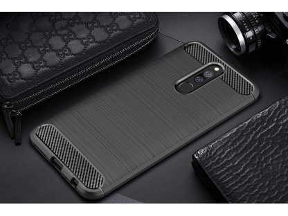 Carbon Case elastické pouzdro Xiaomi Redmi 8A černé