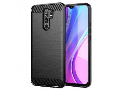 Carbon Case elastické pouzdro Xiaomi Redmi 9 černé