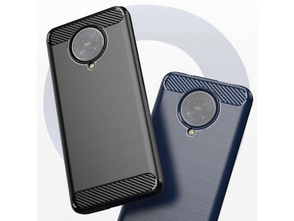 Carbon Case elastické pouzdro Xiaomi Redmi K30 Pro / Poco F2 Pro modré