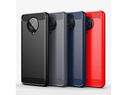 Carbon Case elastické pouzdro Xiaomi Redmi K30 Pro / Poco F2 Pro modré