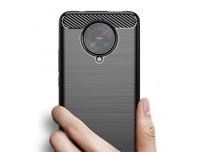 Carbon Case elastické pouzdro Xiaomi Redmi K30 Pro / Poco F2 Pro modré