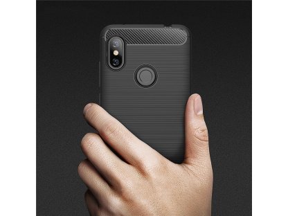 Carbon Case elastické pouzdro Xiaomi Redmi Note 6 Pro černé