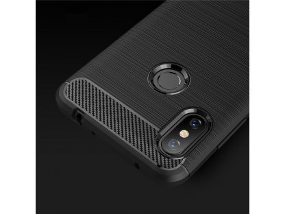 Carbon Case elastické pouzdro Xiaomi Redmi Note 6 Pro černé