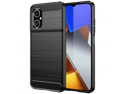 Karbonové pouzdro pro Xiaomi Redmi Note 11E / Redmi 10 5G / Redmi 10 Prime+ 5G / Poco M4 5G černé barvy