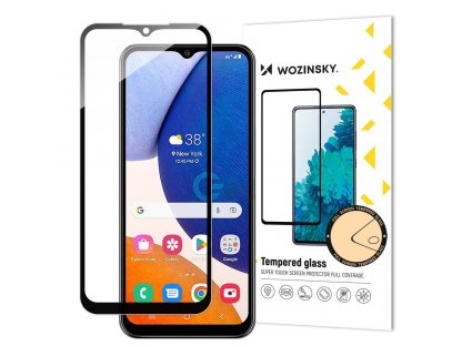 Celoplošné lepené tvrzené sklo 9H s černým rámečkem pro Samsung Galaxy A14 5G