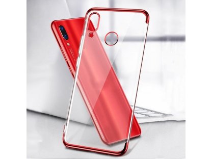 Clear Color case gelové pouzdro s metalickým rámem Huawei P Smart 2019 černé