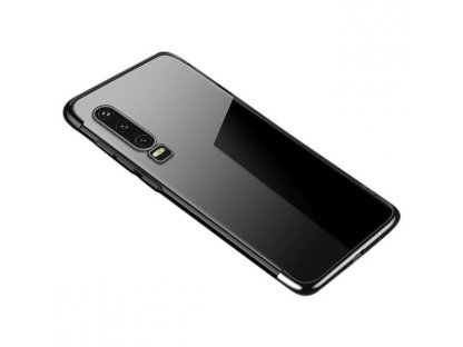 Clear Color case gelové pouzdro s metalickým rámem Huawei P Smart Pro / Huawei Y9s černé