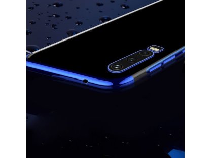 Clear Color case gelové pouzdro s metalickým rámem Huawei P Smart Pro / Huawei Y9s černé