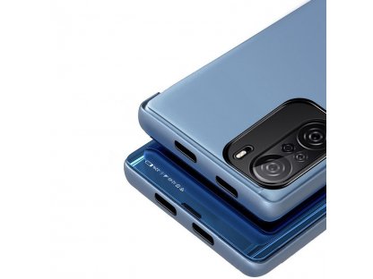 Clear View Case flipové pouzdro Xiaomi Redmi K40 Pro+ / K40 Pro / K40 / Poco F3 modré