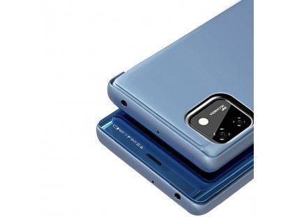 Clear View Case fpouzdro s klapkou Huawei Y5p růžové