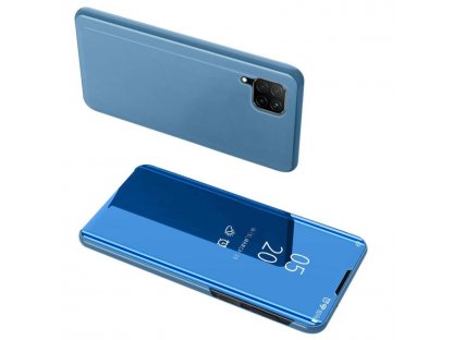 Clear View Case pouzdro s klapkou Huawei P40 Lite / Nova 7i / Nova 6 SE modré