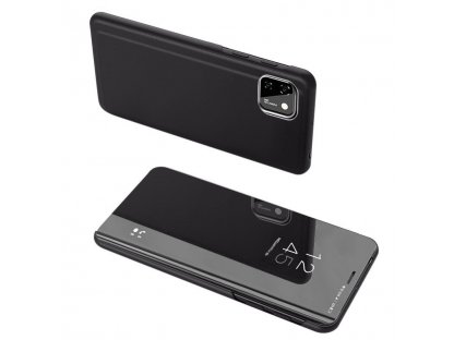 Clear View Case pouzdro s klapkou Huawei Y5p czarny