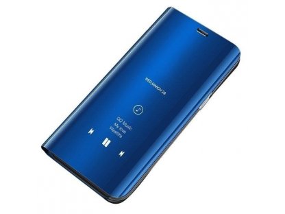 Clear View Case pouzdro s klapkou Huawei Y7 2019 / Y7 Prime 2019 modré