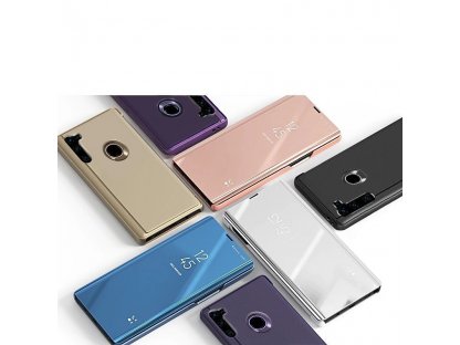 Clear View Case pouzdro s klapkou Motorola Moto G8 Power černé