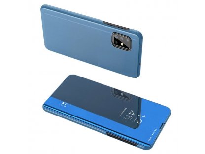 Clear View Case pouzdro s klapkou Samsung Galaxy A71 5G modré