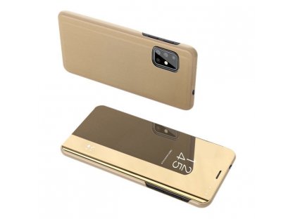 Clear View Case pouzdro s klapkou Samsung Galaxy S20 Ultra zlaté