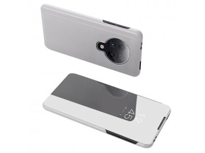 Clear View Case pouzdro s klapkou Xiaomi Redmi K30 Pro / Poco F2 Pro stříbrné