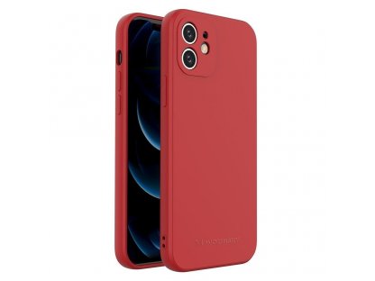 Color Case silikonové pružné odolné pouzdro iPhone XS Max červené