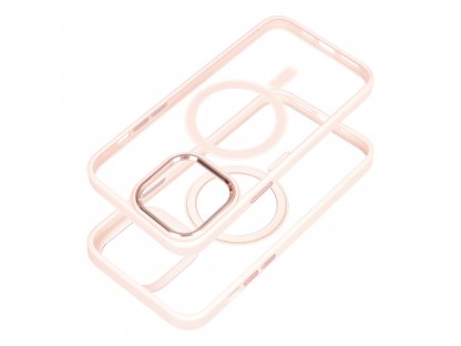 Color Edge Mag Cover case compatible with MagSafe for IPHONE 13 PRO pink