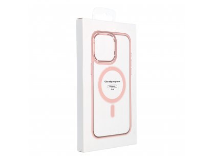 Color Edge Mag Cover case compatible with MagSafe for IPHONE 13 PRO pink