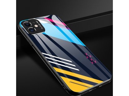 Color Glass Case pouzdro z tvrzeného skla s clonou na kameru Xiaomi Redmi Note 9 Pro / Redmi Note 9S vzorek 3