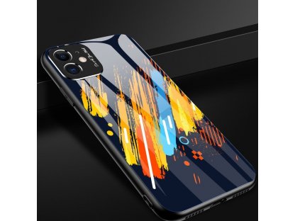 Color Glass Case pouzdro z tvrzeného skla s clonou na kameru Xiaomi Redmi Note 9 Pro / Redmi Note 9S vzorek 3