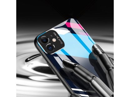 Color Glass Case pouzdro z tvrzeného skla s clonou na kameru Xiaomi Redmi Note 9 Pro / Redmi Note 9S vzorek 3