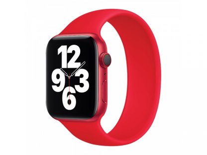 COTECi silikonový řemínek 160 mm pro Apple Watch 38/40/41mm červená