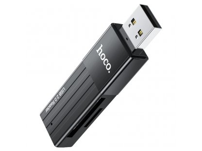 Čtečka paměťových karet 2 v 1 HOCO HB20 Mindful USB2.0