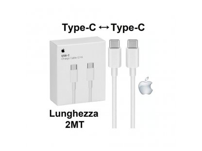 Datový kabel Apple USB-C/USB-C 2 m bílý