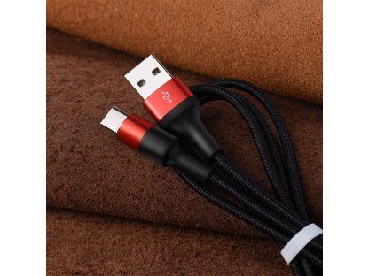 Datový kabel USB-C Xpress X26 černý/červený 1 m