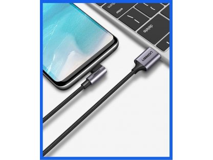 Datový kabel USB - USB-C 1m 3A šedý (50941)