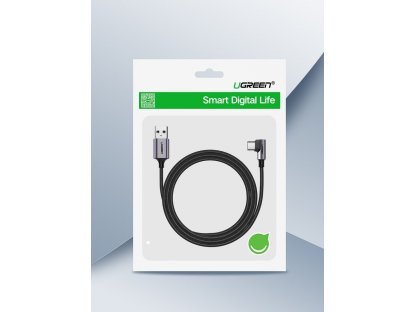 Datový kabel USB - USB-C 1m 3A šedý (50941)