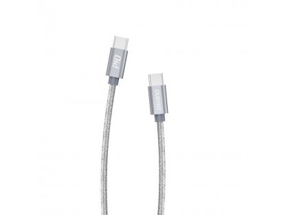 Datový rychlonabíjecí kabel USB-C - USB-C 5 A 45 W 1 m šedý (L5ProC)