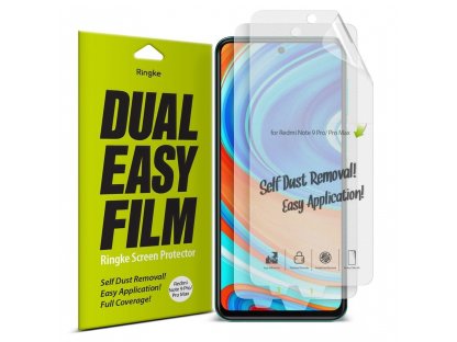 Dual Easy Film 2x ochranná fólie Xiaomi Redmi Note 9 Pro / Redmi Note 9S / Poco X3 NFC (ESXI0005)