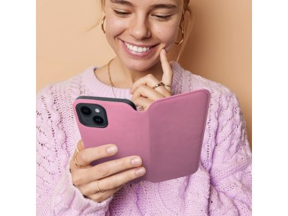 Knížkové pouzdro s kapsou na karty a doklady pro SAMSUNG Galaxy A34 5G světle růžové