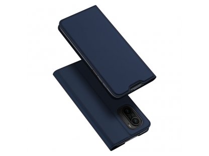 Dux Ducis Skin Pro pouzdro s flipovým krytem Xiaomi Redmi K40 Pro Plus / K40 Pro / K40 / Poco F3 modré