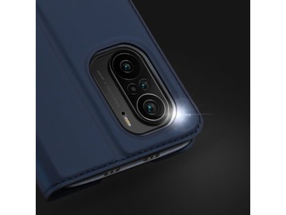 Dux Ducis Skin Pro pouzdro s flipovým krytem Xiaomi Redmi K40 Pro Plus / K40 Pro / K40 / Poco F3 modré