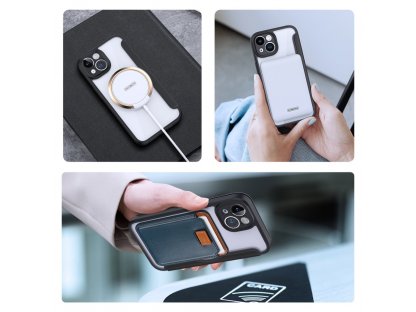 Dux Ducis Skin X Pro etui iPhone 14 magnetyczny pokrowiec MagSafe z klapką czarny