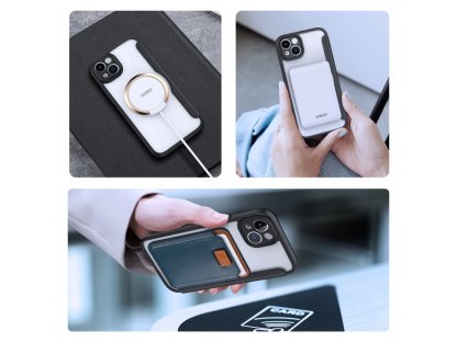 Dux Ducis Skin X Pro etui iPhone 14 Plus magnetyczny pokrowiec MagSafe z klapką czarny